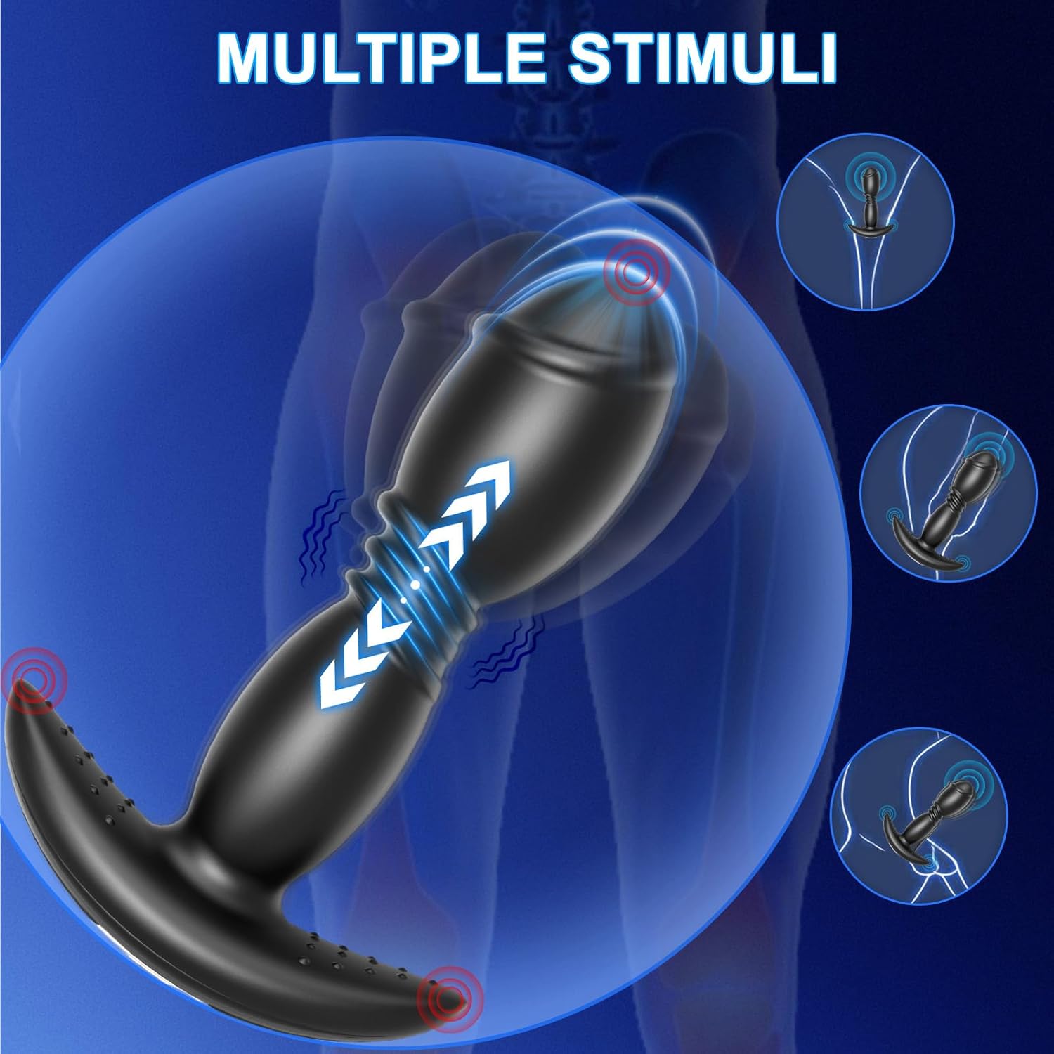 Vibrating Remote Control Butt Plug - Vixen