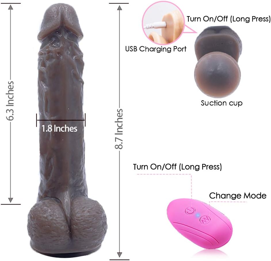 Vibrating Strap - On Dildo - Vixen