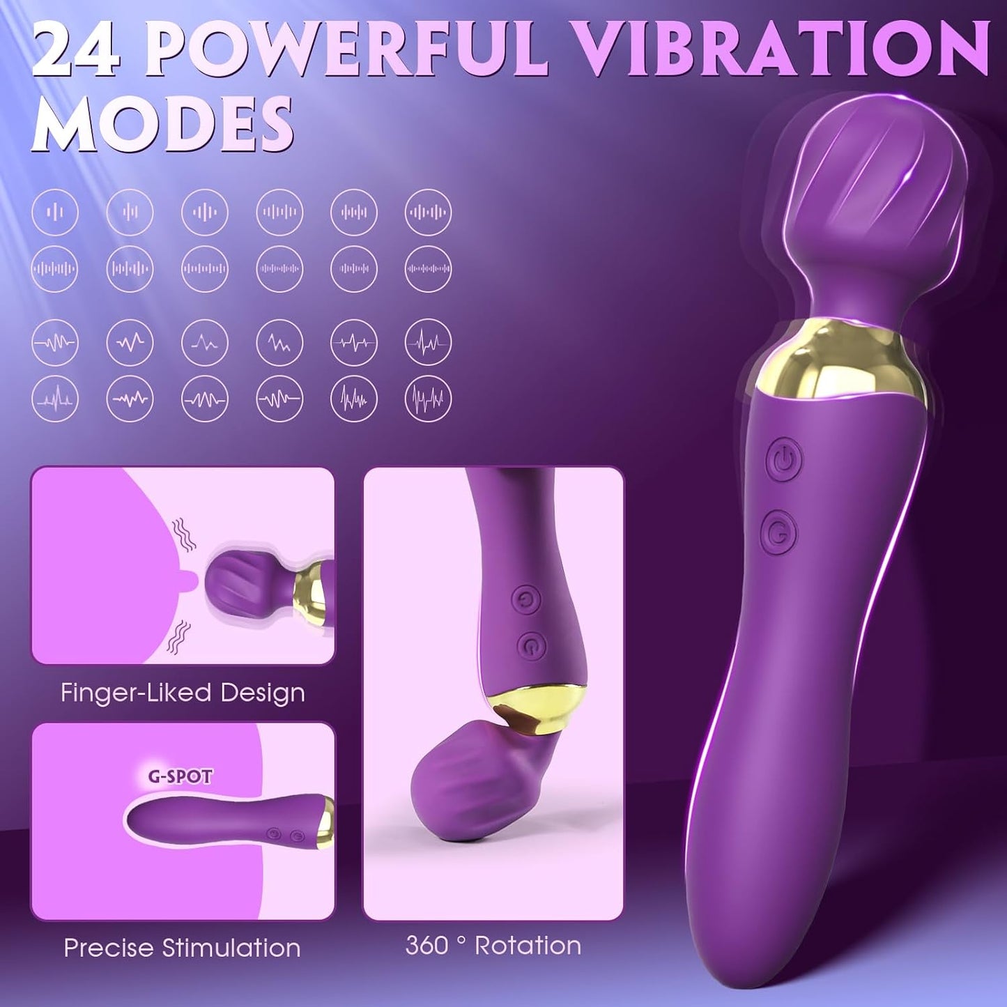 Vibrator Wand Massager - Vixen