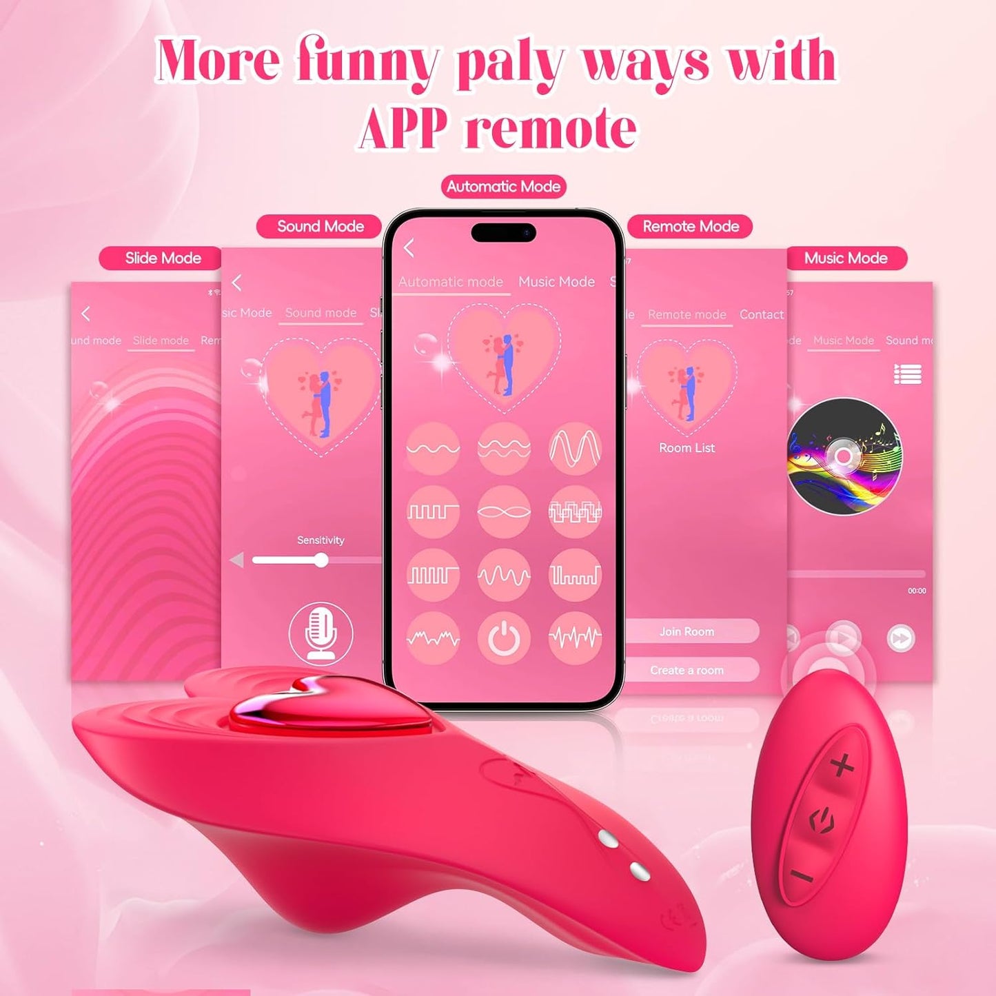 Wearable Couples Vibrator with Remote - Vixen