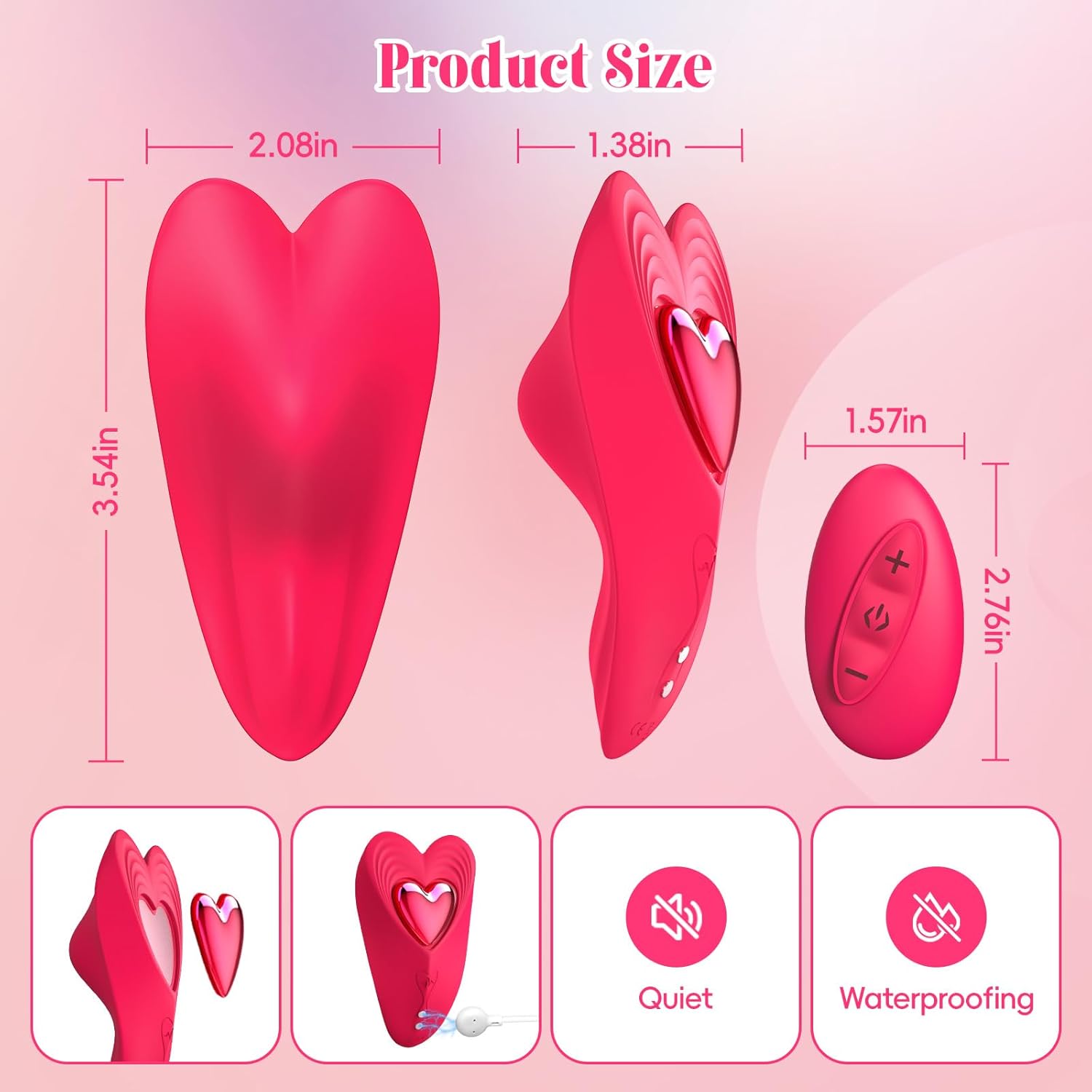 Wearable Couples Vibrator with Remote - Vixen