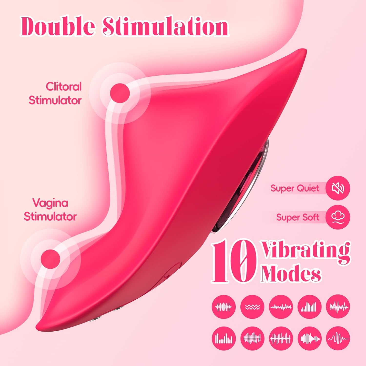 Wearable Couples Vibrator with Remote - Vixen