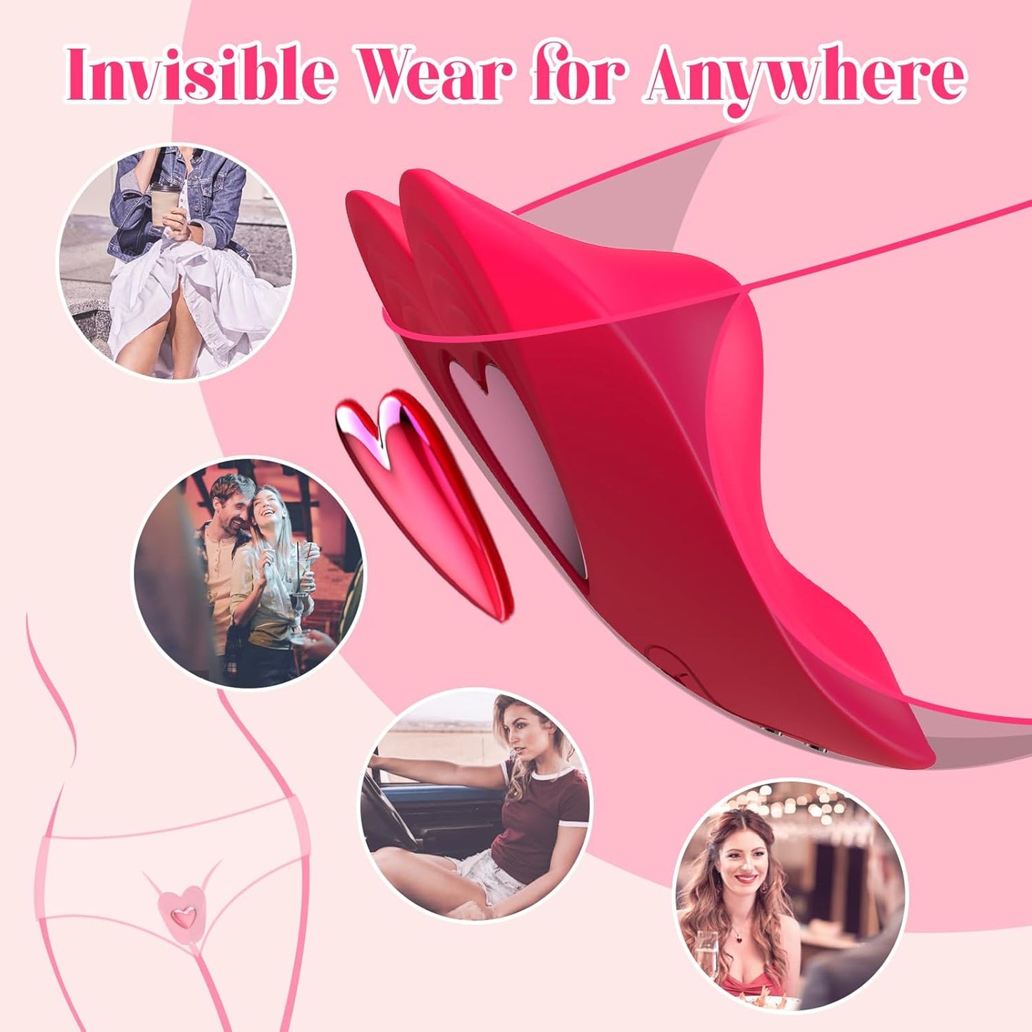 Wearable Couples Vibrator with Remote - Vixen