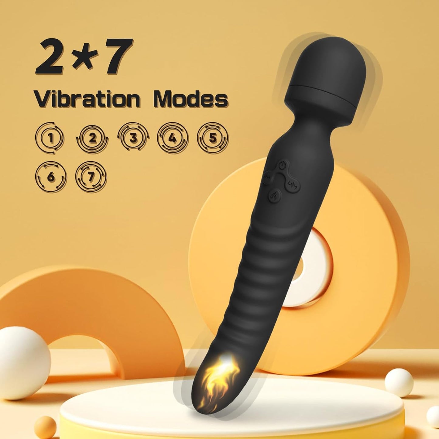 7-Vibrations Dual Motor Stimulator
