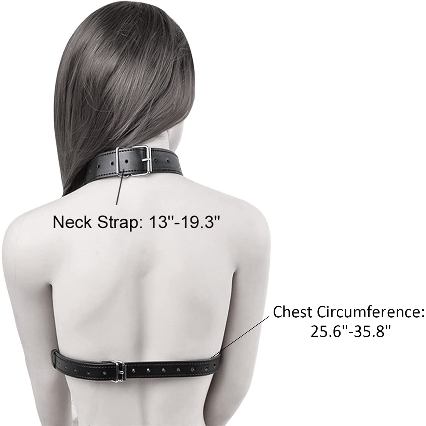 BDSM Nipple Clamp Chest Harness