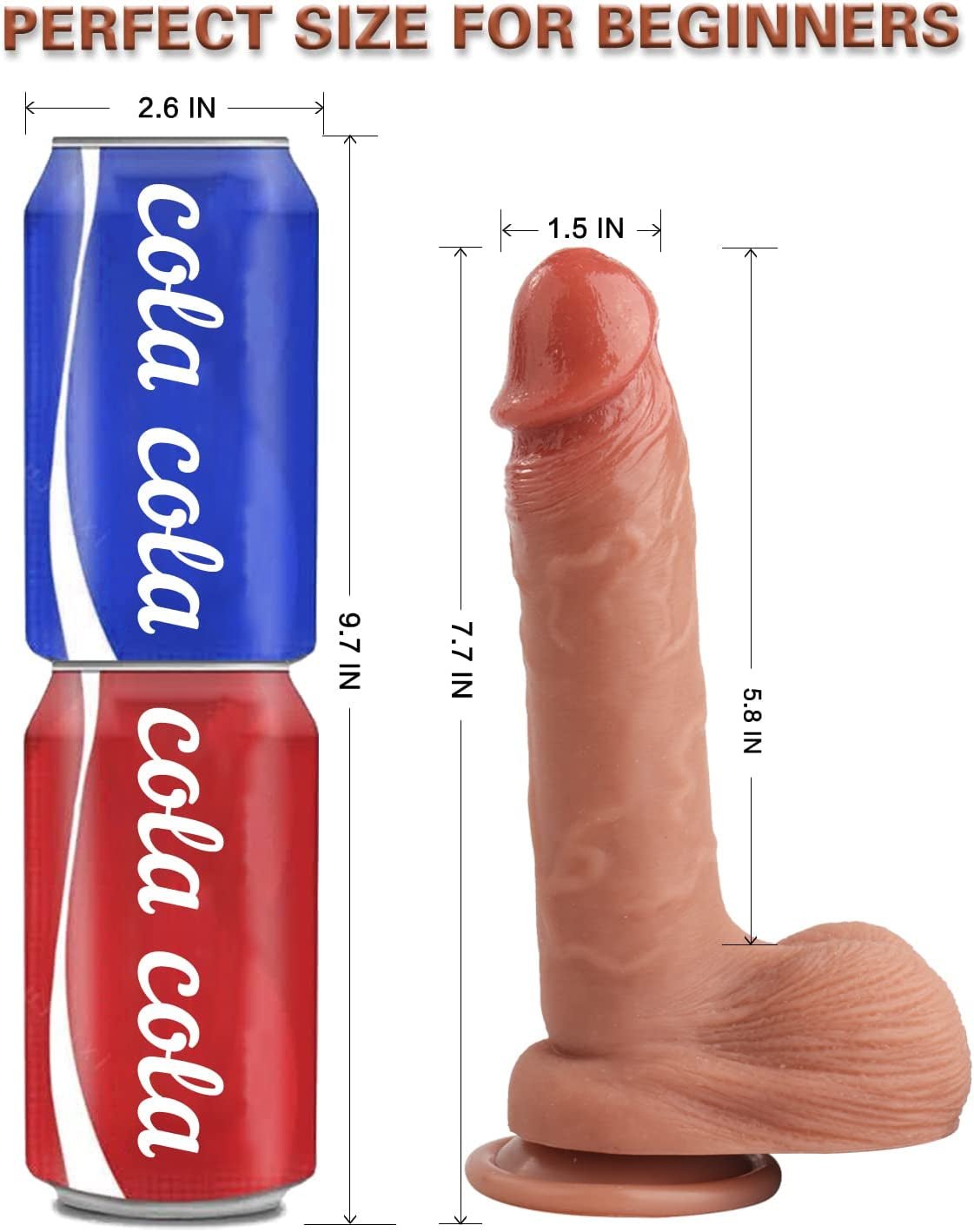 Lifelike Silicone Dildo