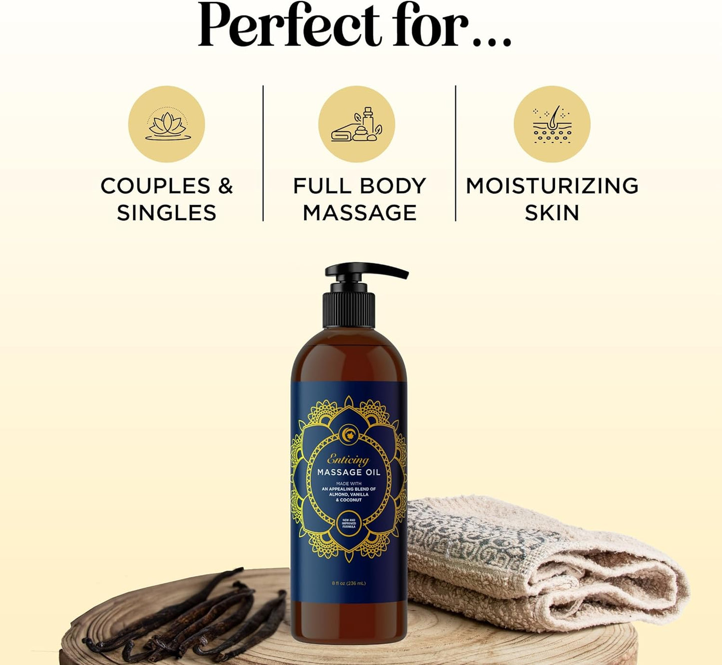 Luxurious Vanilla Massage Oil