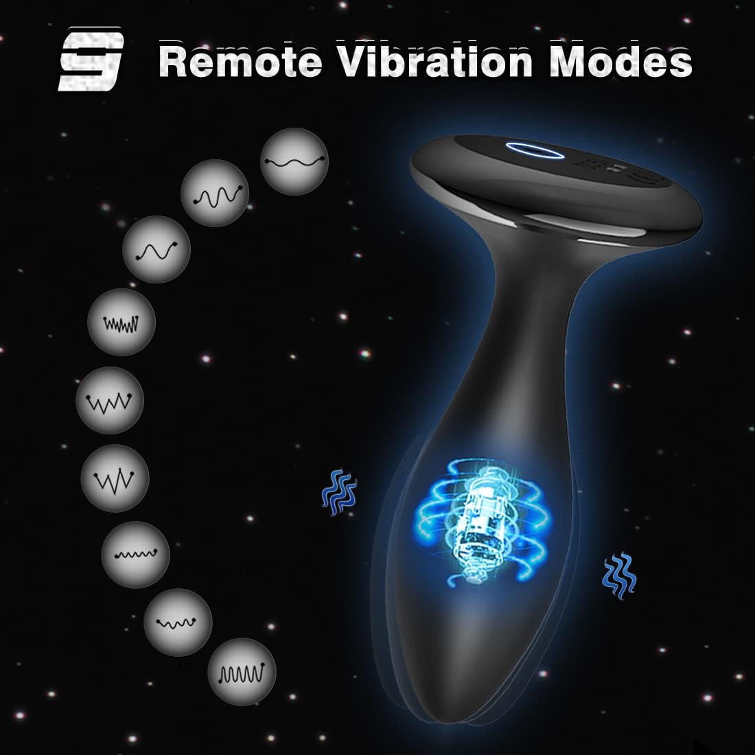 Remote Control Anal Plug Vibrator