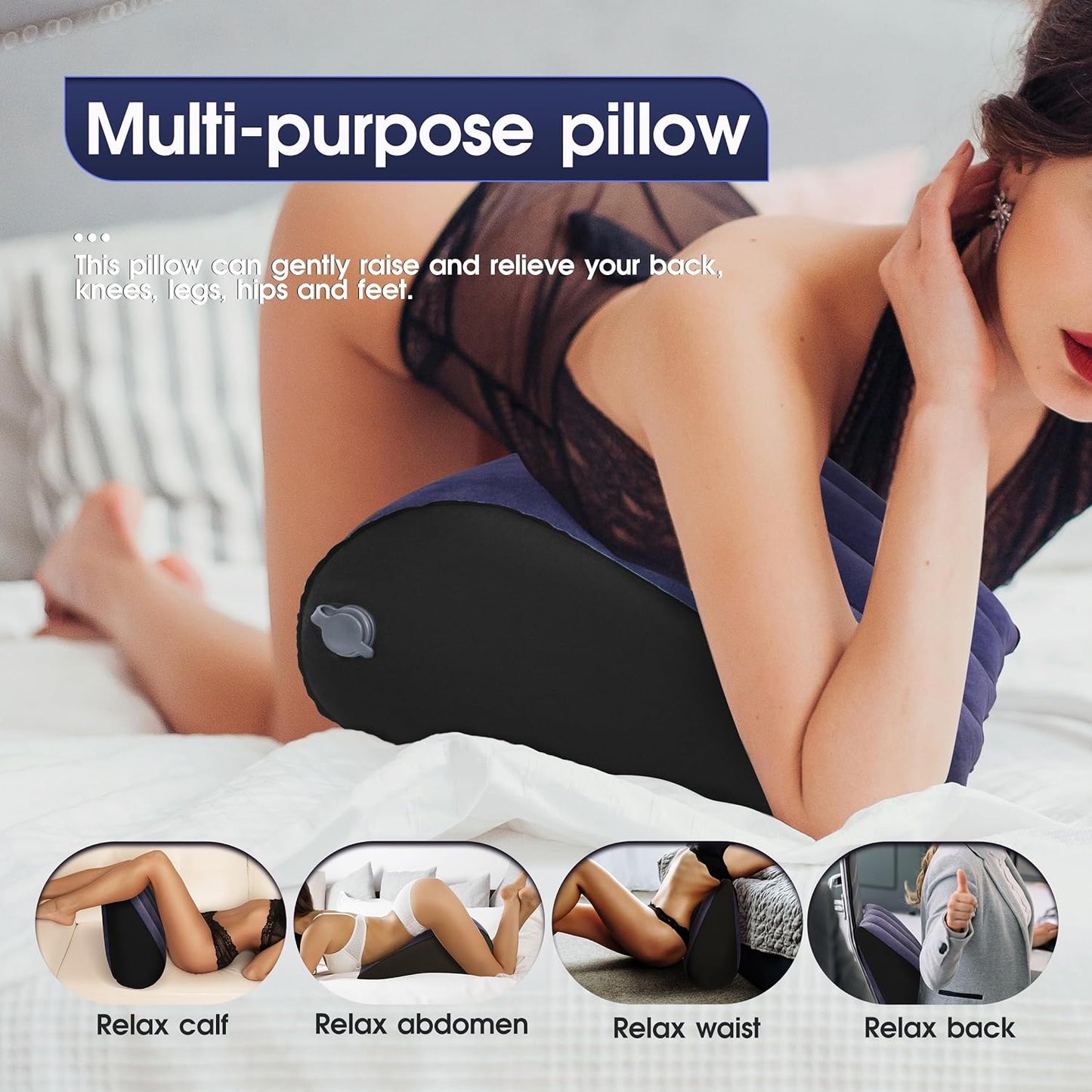 Sex Position Pillow with Sex Game Dice - Vixen