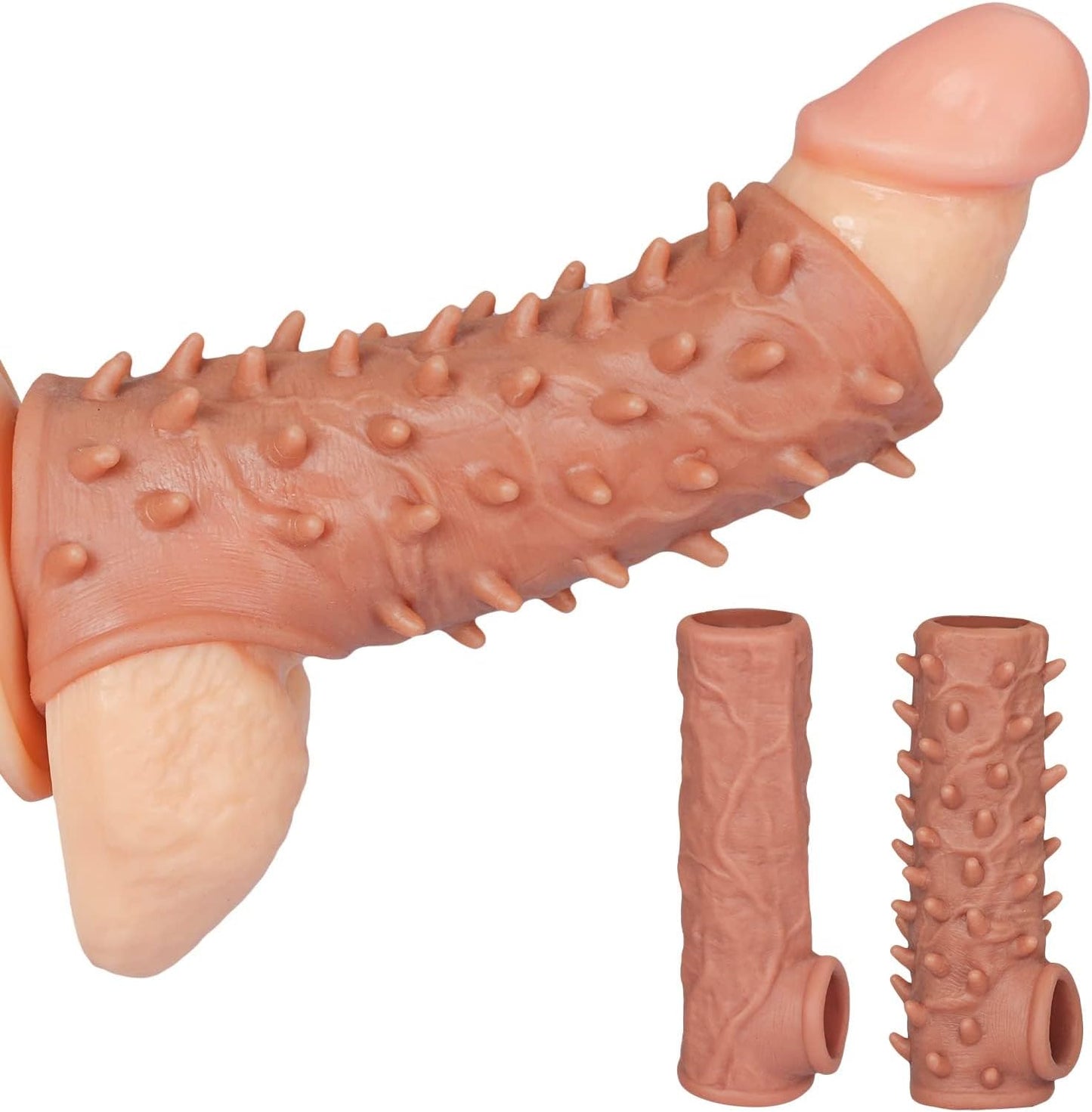 Spiky Silicone Penis Sleeve Set